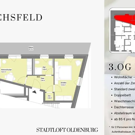 Lejlighed Stadtloft Apartment- 